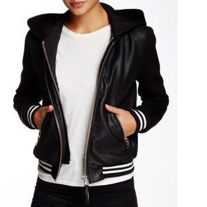 Mackage Nolly Bomber Leather Jacket